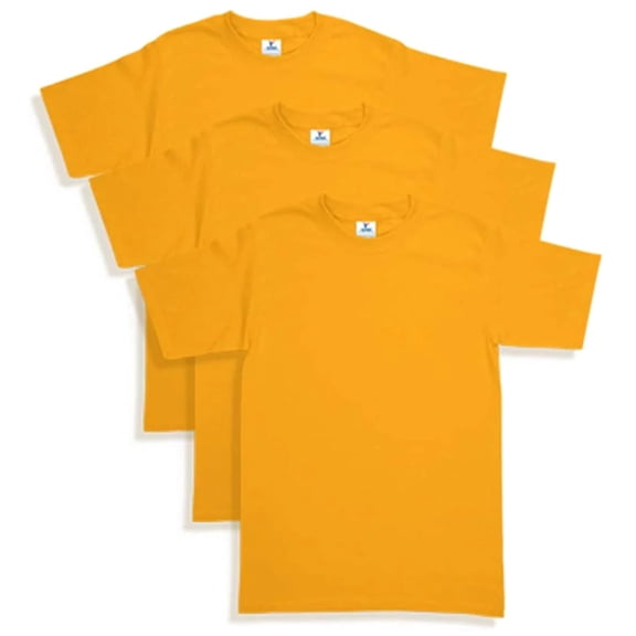 Yazbek Men's Heavy Weight (5.9-Ounce) Crew Neck Short Sleeve T-Shirt - 3-Pack …