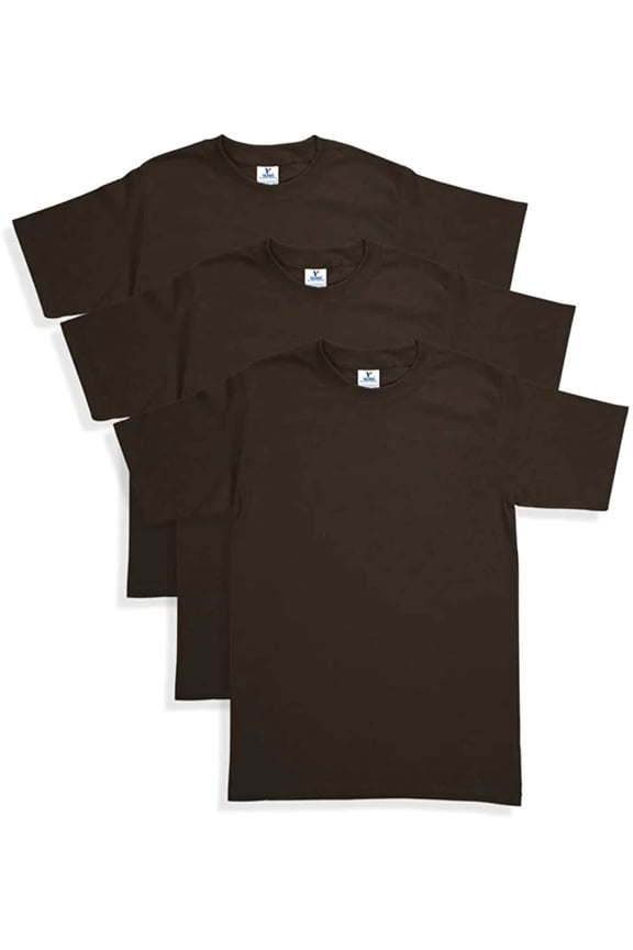 Men's Heavy Weight (5.9-Ounce) Crew Neck Short Sleeve T-Shirt - 3-Pack …