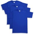thumbnail image 1 of Yazbek Men's Heavy Weight (5.9-Ounce) Crew Neck Short Sleeve T-Shirt - 3-Pack …, 1 of 11
