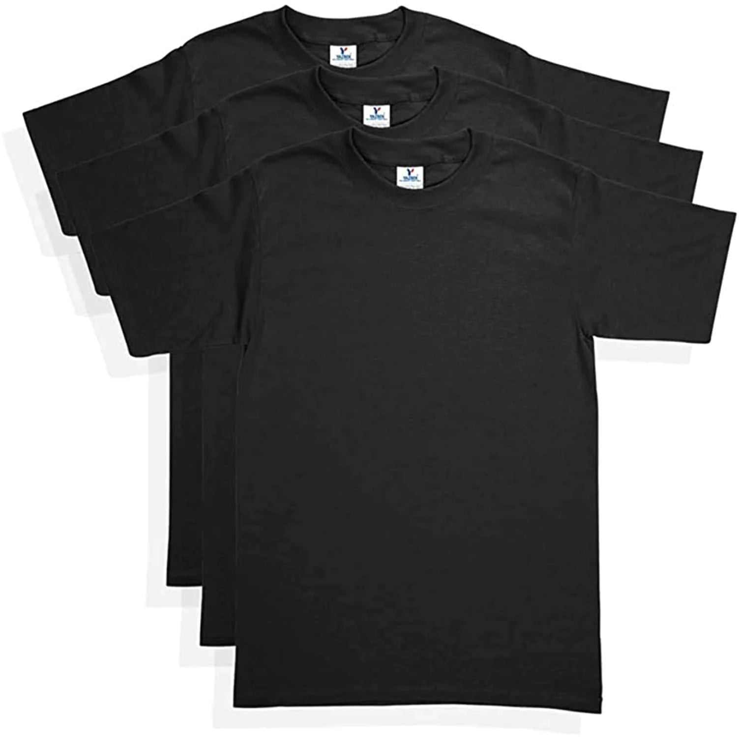 Yazbek Men's Heavy Weight (5.9-Ounce) Crew Neck Short Sleeve T-Shirt ...