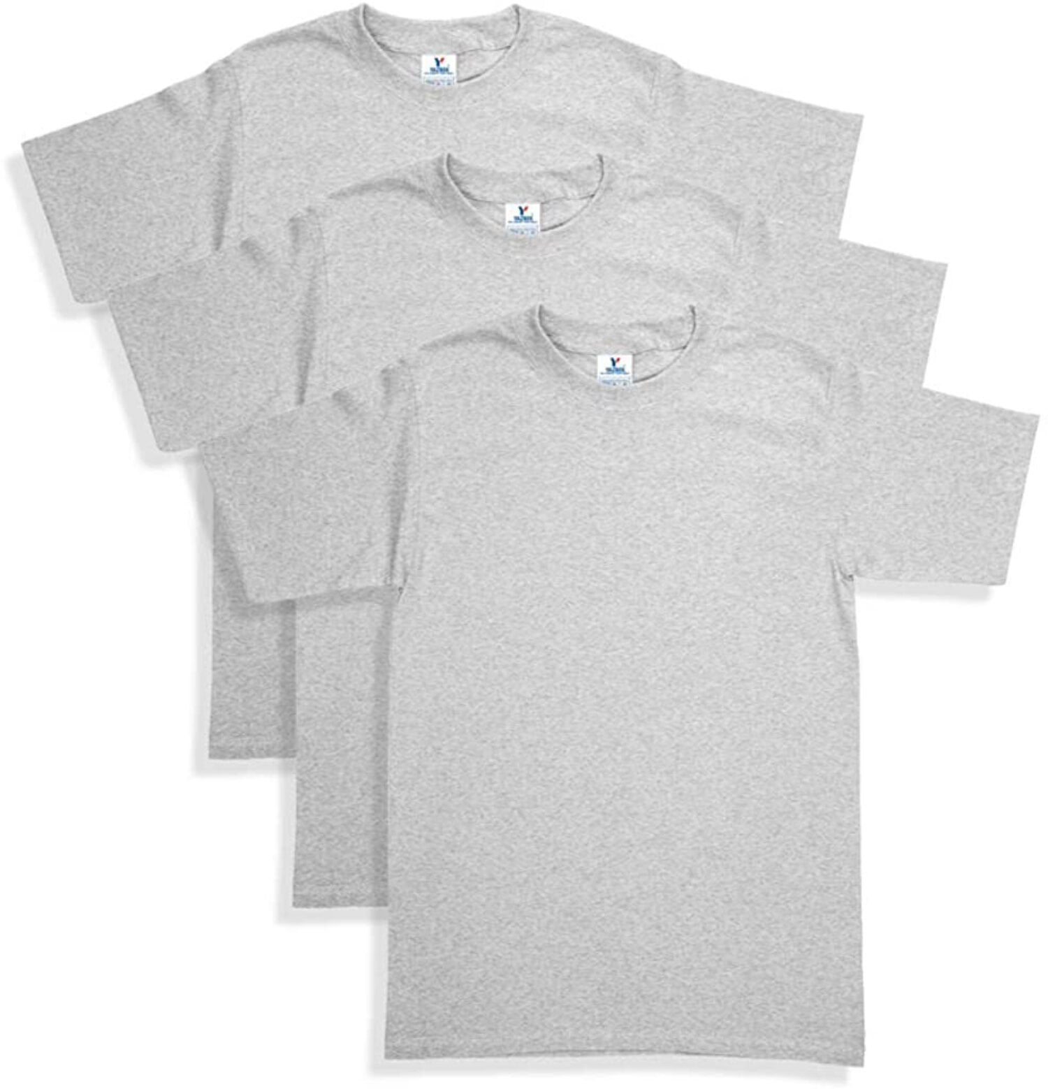 Yazbek Men's Heavy Weight (5.9-Ounce) Crew Neck Short Sleeve T-Shirt ...