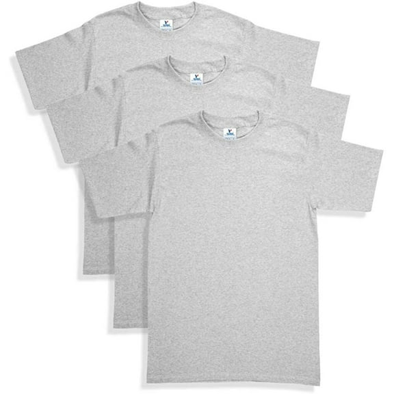 Yazbek Men's Heavy Weight (5.9-Ounce) Crew Neck Short Sleeve T-Shirt - 3-Pack …