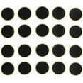 Yazoeiaing 20 Pcs Black Bike Tire Patch Kit,Glueless Bike Repair Patch, Round Bicycle Tube