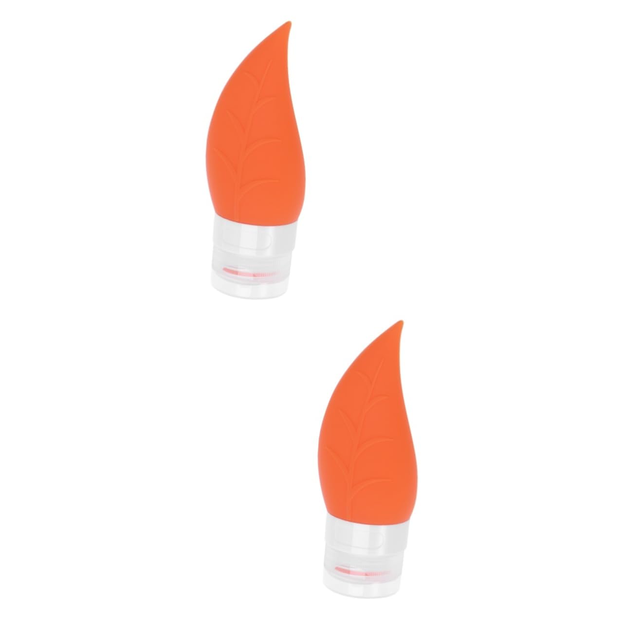 Yazoeiaing 2pcs Silicone Containers Clear Empty Bottles Silicone Body