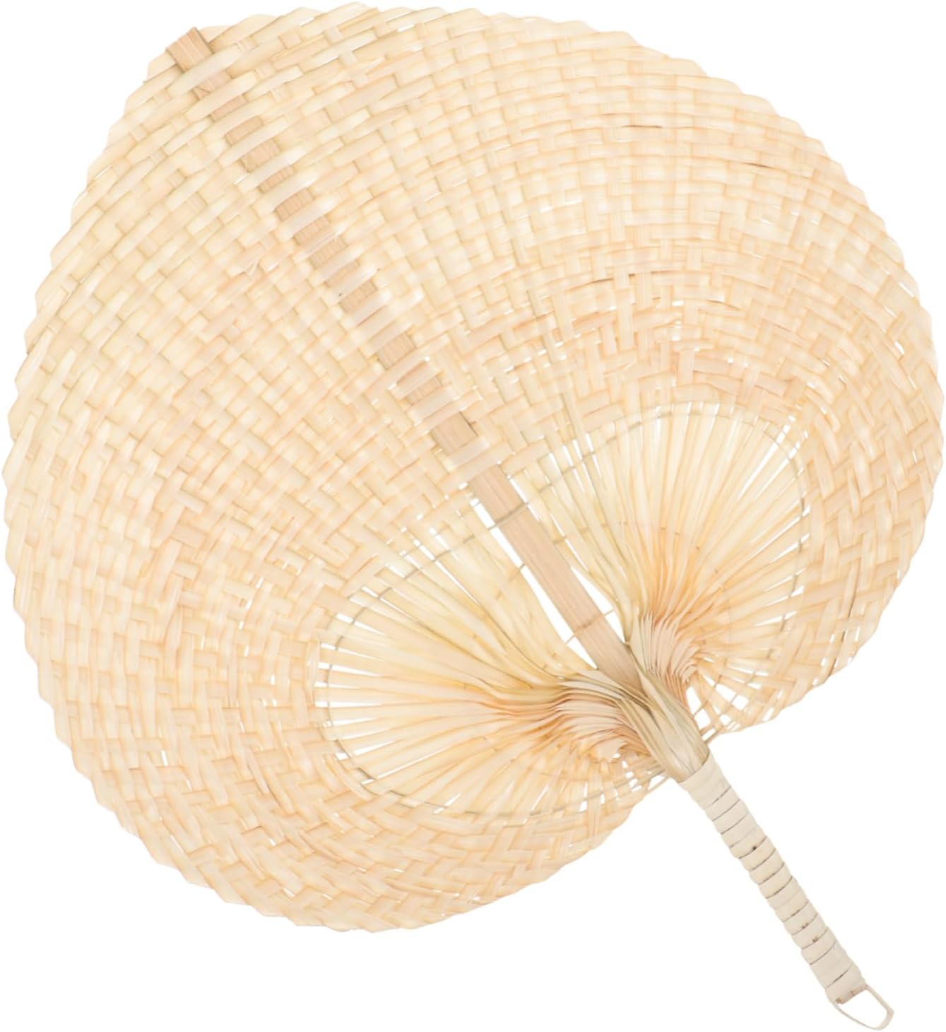Yazoeiaing Cattail Fan Handheld Weaving Fan Hand Held Fan Summer