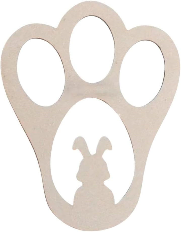 Yazoeiaing Easter Bunny Footprint Stencil, Reusable Rabbit Tracks