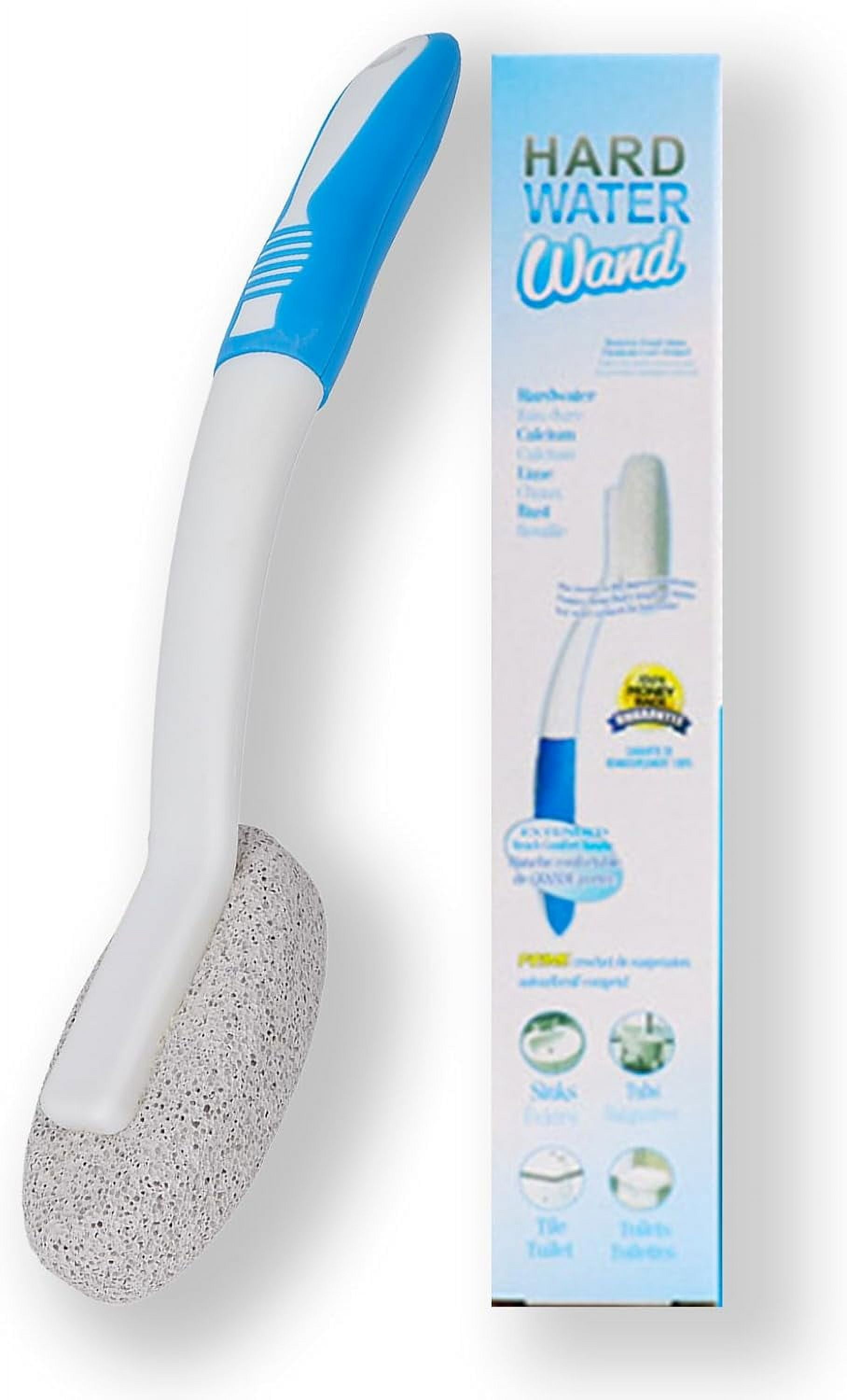 Yazoeiaing Pumice Stone Cleaning Brush with Handle, Stains Hard Water