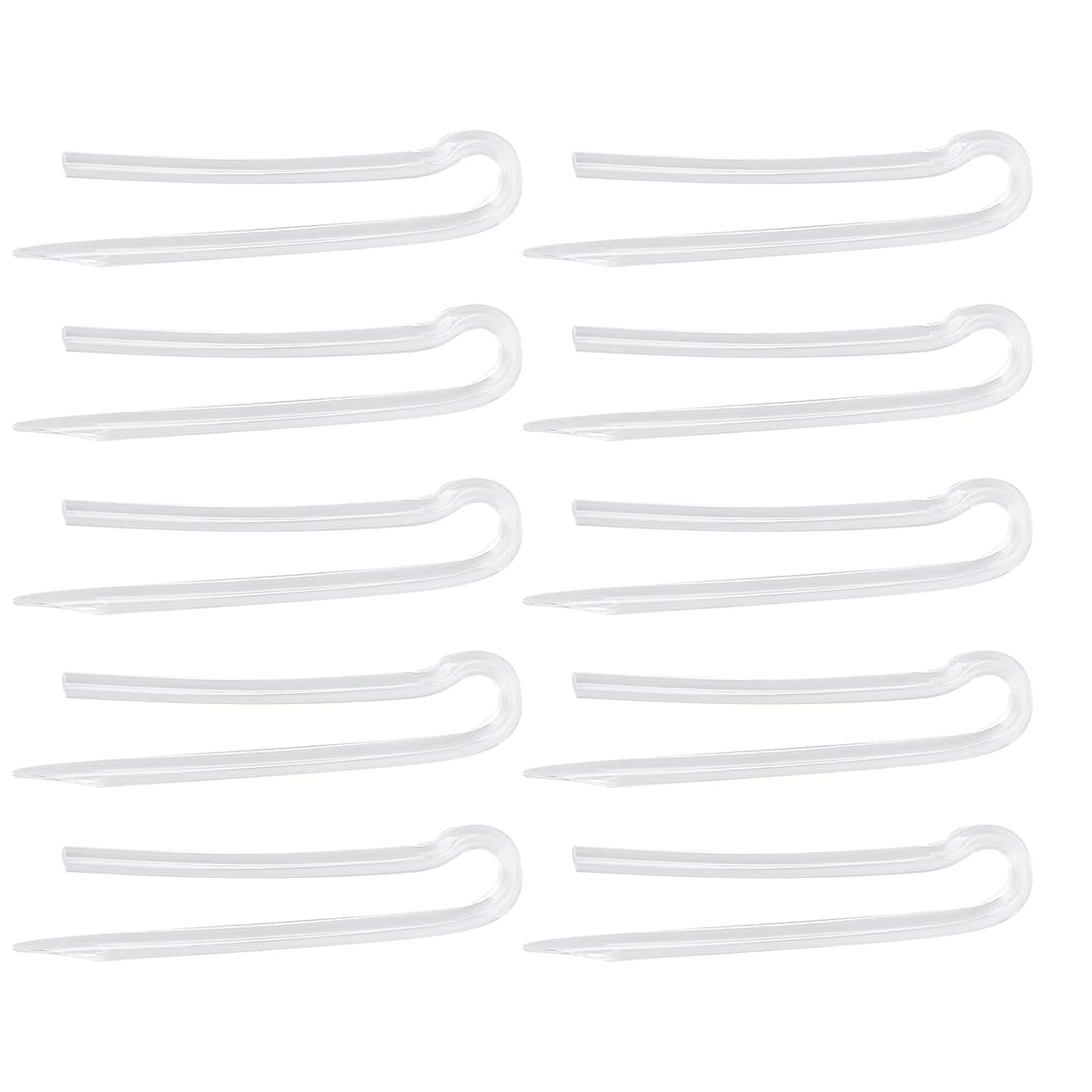 Yazoeiaing Tubes, 10pcs PVC R Type Soft Eardrum Bend Tube Sound Guide