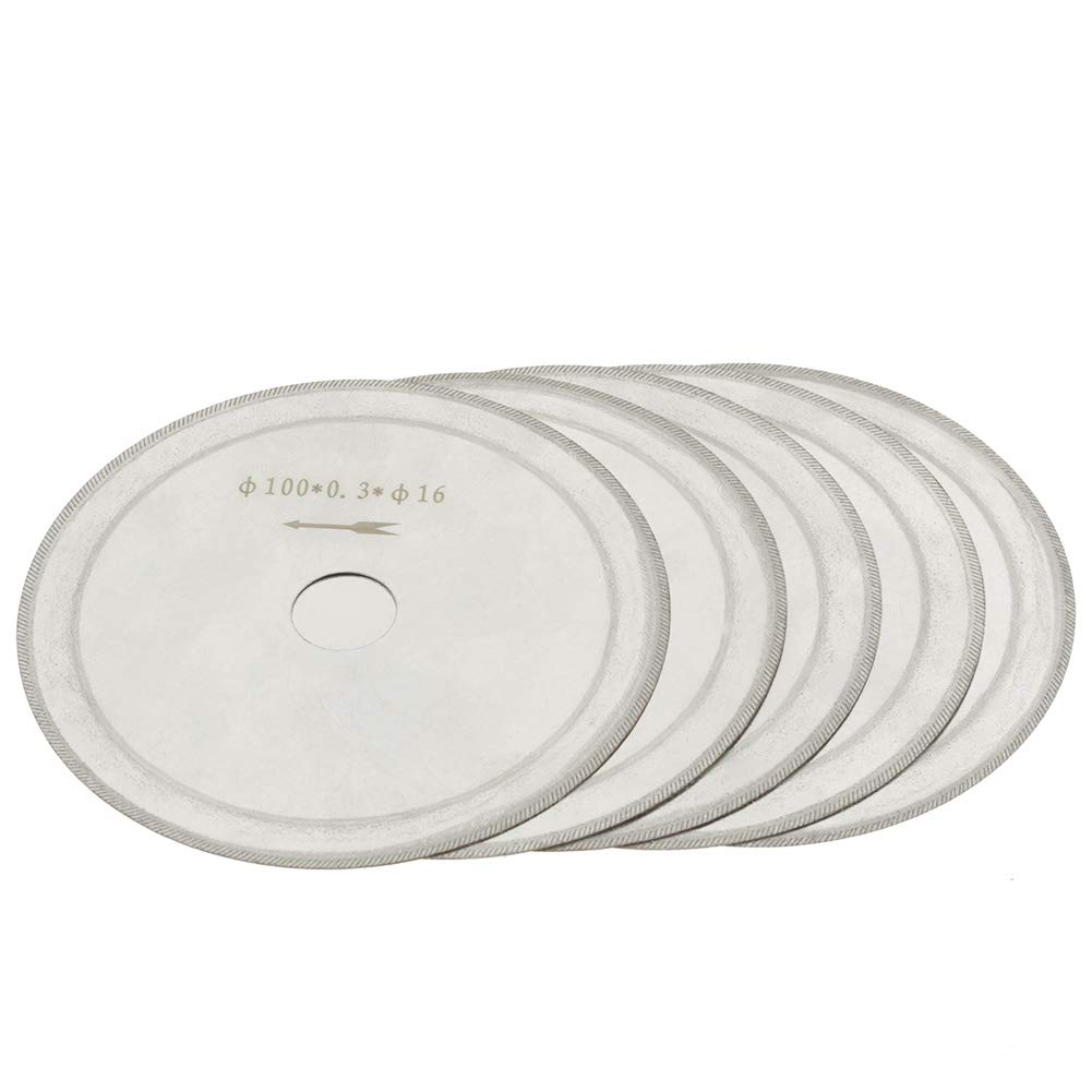 Yazoeiaing Ultra Thin Diamond Circular Saw Blade Set 5pcs 4” Lapidary