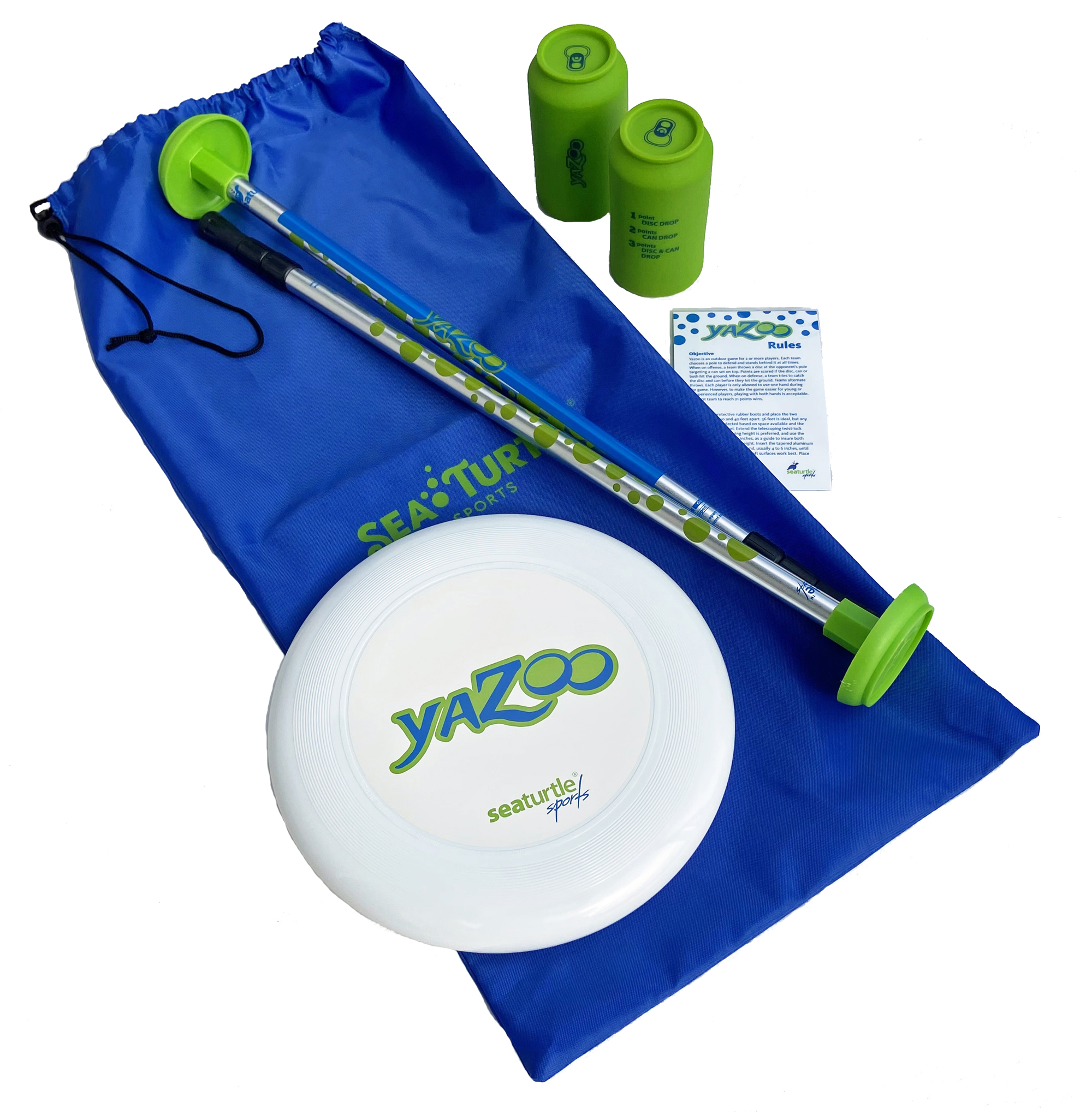 Yazoo, Flying Disc Game Set, Beersbee, Polish Horseshoes, Family Disc