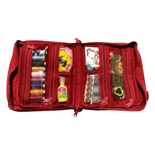 Yazzii Oval Craft Organizer Bag - Portable Organizer - Arts & Crafts Storage Bag Organizer ...