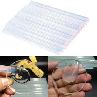 10pcs Plastic Adhesive Sticks 7x100mm Transparent Mini Hot Melt