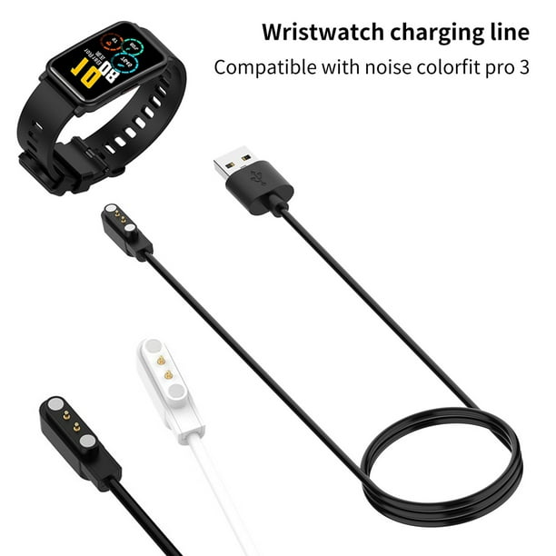 Ybeauty Charger Cradle Short Circuit Protection Fast Charging TPE Magnetic Smart Watch Charging Cable Dock for Noise ColorFit Pro 3 Pro2 U