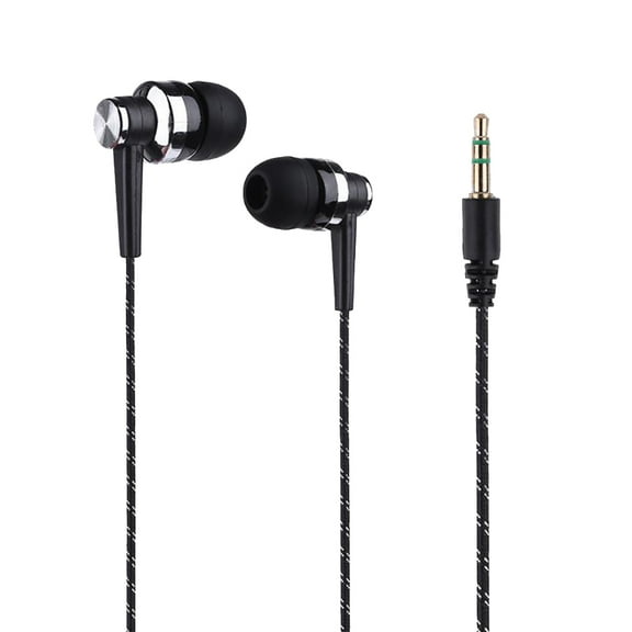 Windcarnival Stylish Braided Line Stereo Music In-ear Headset Earphone without Mic Headphone