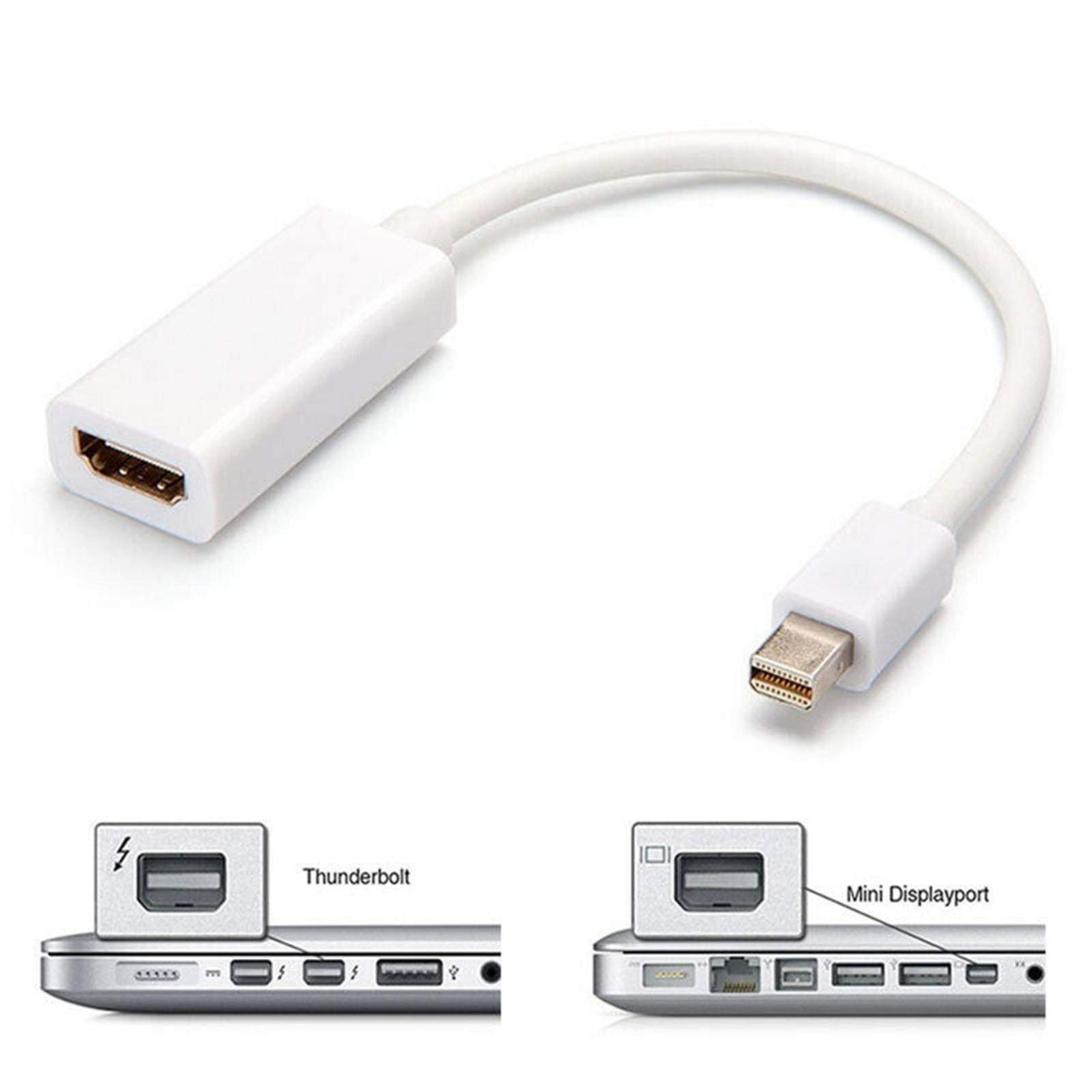 V7 Adaptador Mini Displayport (Thunderbolt) a HDMI para ver video Full HD y  audio digital en monitor y TV desde MacBook, MacBook Pro y MacBook Air