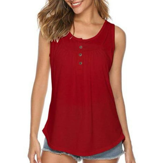 Ybenlow Women's Summer Sleeveless Casual Loose Tank Top
