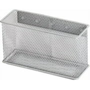 Ybmhome Wire Mesh Magnetic Storage Basket, Container, Silver 2305 Large
