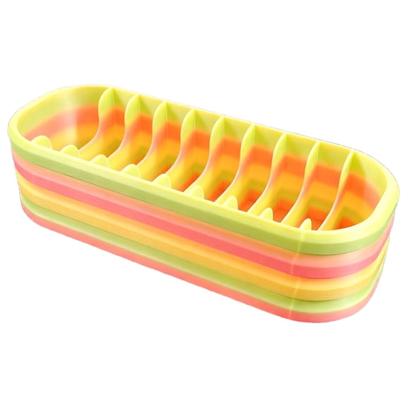 Ybomd,10 Compartment Storage Box,Seasonings Puzzle Pens Tray,Great for Classified Storage of Small Items, Suitable for Seasonings, Stationery and Handmade Accessories to Keep Desktop Tidy