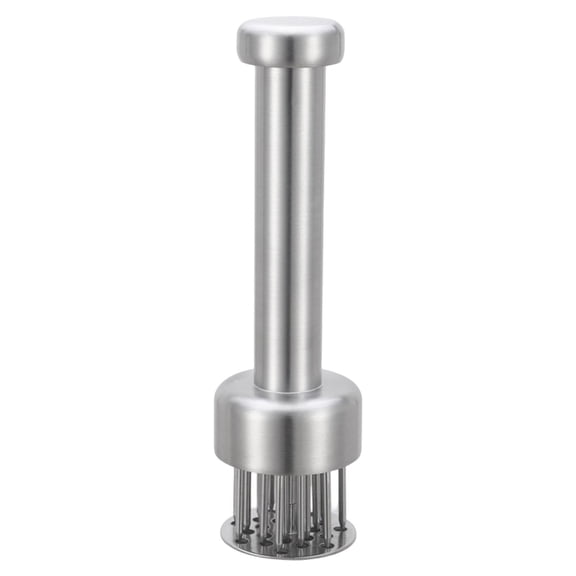 Ybomd,21 Needle Meat Tenderizer with Guard,304 Stainless Steak tool,Retractable Guard Protects Hand While Tenderizing Steak, Turkey, Or Chicken.