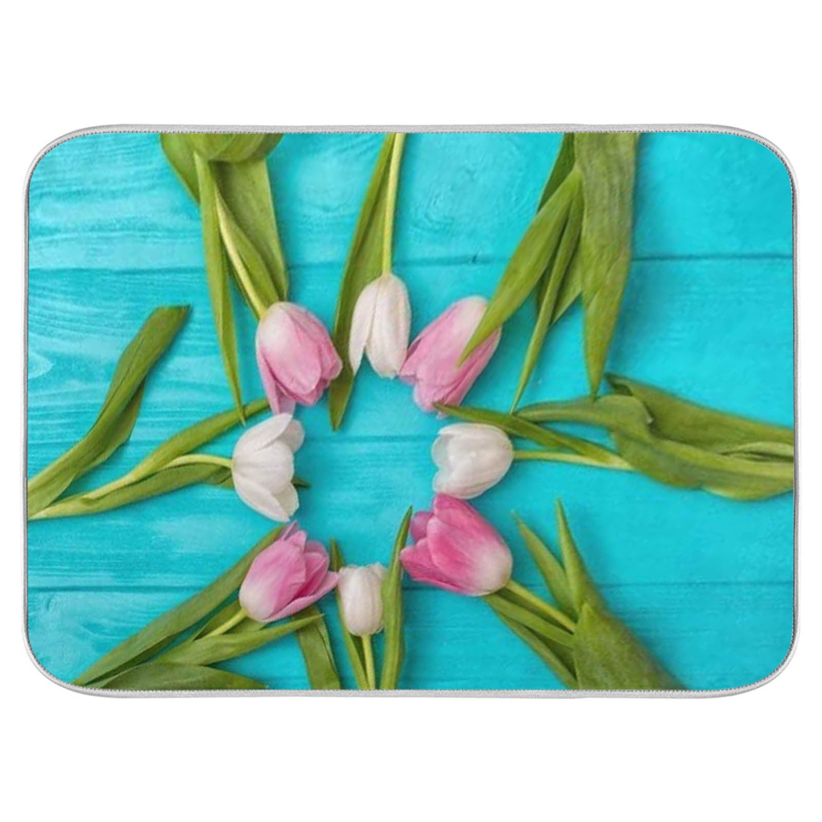 Ybomd,2PCSpring Flowers Front Doormats Non-Slip Welcome Mat,Mother's Day Decoration Door Ma,Kitchen Rugs Outdoor Indoor Entry Rug for Kitchen Bedroom Porch Bathroom