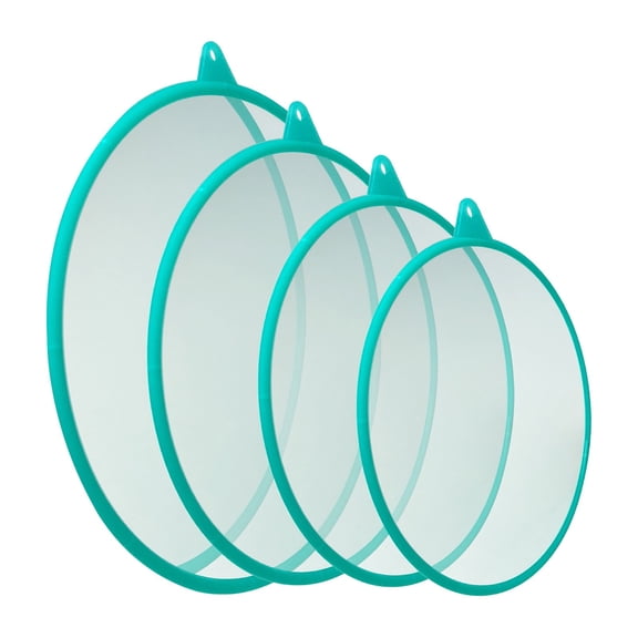 Ybomd,4-Pack Reusable Silicone Bowl Lids  4 Sizes, Flexible Stretch Lids for Round Containers, Bowls, Mugs, Jars, Microwave and Fridge Safe