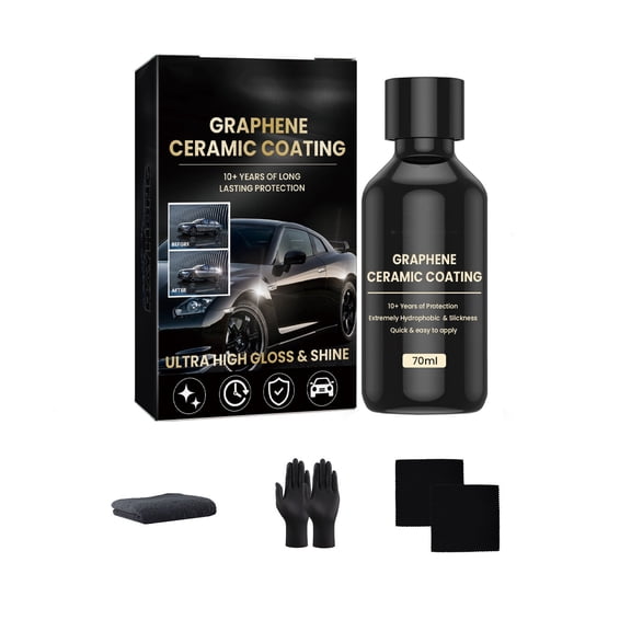Ybomd,Advanced Ceramic Coating for Cars.70ml Auto Detailing Kit.High Gloss Ceramic Coating for Car Surface, Long Lasting Protection After Washing for Auto Exterior Maintenance
