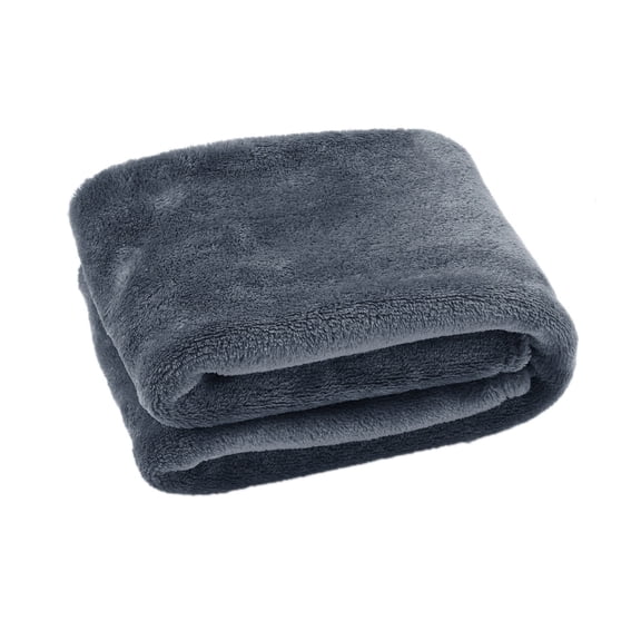 Ybomd,Dark Gray Soft Fleece Blanket,70x100cm Daily Cover Blanket,This Anti-Static Microfiber Blanket Is Fuzzy, Lightweight, and Perfect for Snuggling On Your Sofor Bed