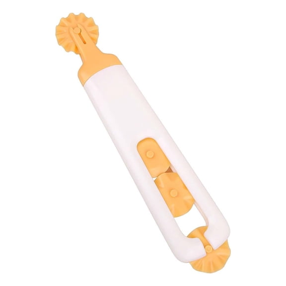 Ybomd,Dough Rolling Crust Cutter,Household Baking Mold,Dough Roller Molds Shape Crusts Evenly, Are Practical, and Perfect for Home Pastry Making.