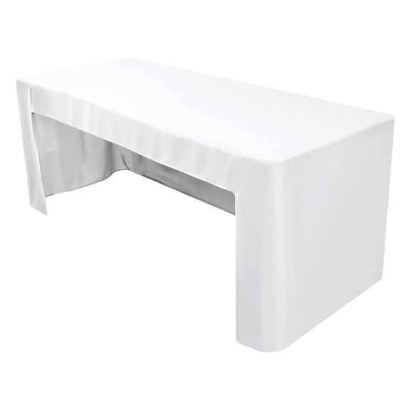 Ybomd,Fitted Tablecloths for 6 Foot Rectangle Tables,Tablecloth 6 Foot,White Table Covers for Weddings, Banquets, or Restaurants