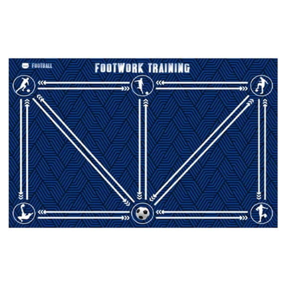 Ybomd,Football Footstep Training Mat,Soccer Agility Mat Non Slip Silent Equipment,Soccer Agility Training Mat，Non Slip Silent Surface，Professional Design，Suitable for All Ages Football Practice