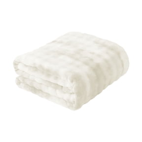 Ybomd,Fuzzy Bubble Throw Blanket,Plush Sofa Couch Blanket,Great for Bedroom Living Room Sofa and office Soft Plush Thick and Comfortable for Daily Use