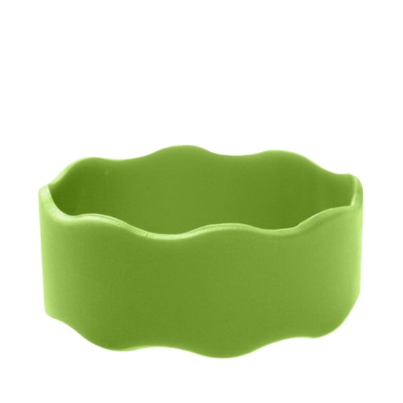 Ybomd,Green Reusable Silicone Bottle Marker Straps, Elastic Cup Identification Bands For Water Bottles And Containers