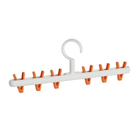 Ybomd,Hat Rack for Baseball Caps,6 Clips Organizer for Hanger Closet Display,Great for Closet Bedroom Display Wall Mounted Hat Rack for Baseball Caps Beanies Accessories
