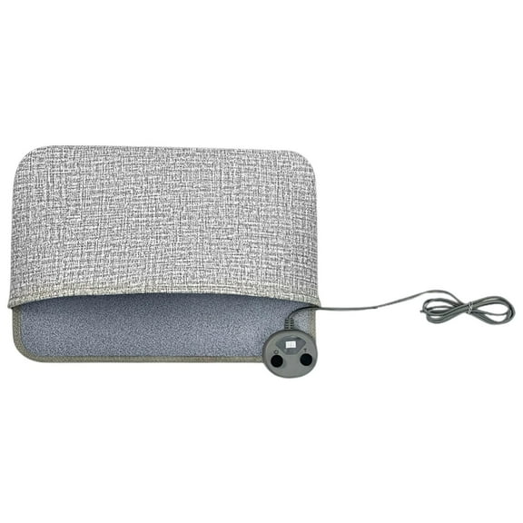 Ybomd,Heated Floor Mats Desk,Foot Warmer with 5 Temp Settings,Desk Heated Foot Warmer with 5 Temps and Timer, Saves Energy, Keeps Feet toasty While Working.