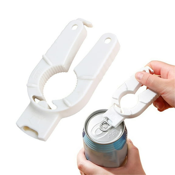 Ybomd,Plastic Bottle Cap Opene,Multi Bottle Opener,jar Lid Opener, Can Tab Lifter, Twist Cap Gripper – Ergonomic Kitchen Tool for Weak Hands or Arthritis – Opens Soda, Beer, Nail Polish, and More