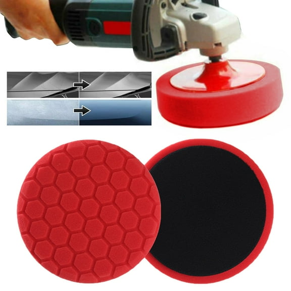 Ybomd,Polishing Wheel for Drill,Sponge Polishing Pads,Polishing Pad Kit for Car Buffer Polisher, Polishing and Waxing