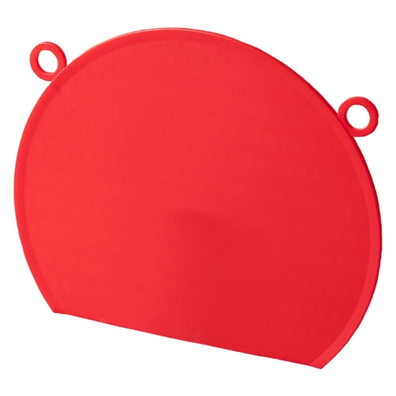 Ybomd,Red 35x29cm Double-Sided Kitchen Chopping Board with Silicone Drain Mat – Versatile Cutting Plate for All Food Types