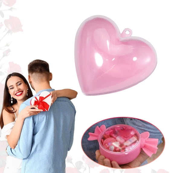Ybomd,Valentine's Day Gift Boxes,Pink Candy Storage Containers,Candy Dishes for Candy Buffet, Cookie Jar For Women