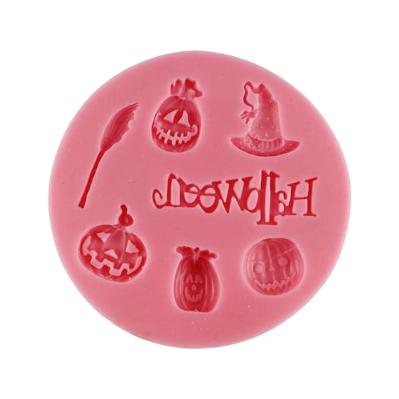 Ybomd,Witch Themed Silicone Candy and Cake Decorating Mold, Versatile Non-Stick Kitchen Baking Tool for Chocolates, Fondant, and Halloween Dessert Creations