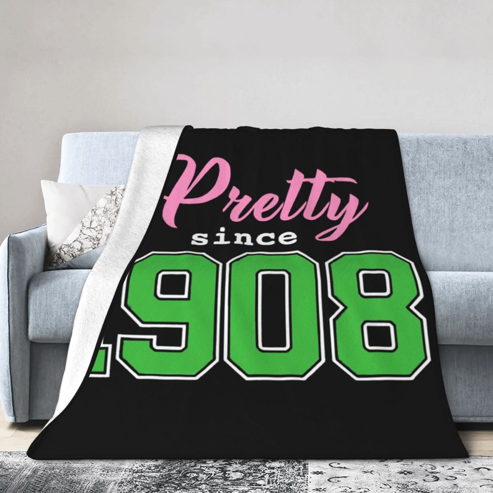 YcYDdMk Aka Sorority Throw Blanket Beach Blanket Picnic Blankets Travel