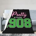 YcYDdMk Aka Sorority Throw Blanket Beach Blanket Picnic Blankets Travel