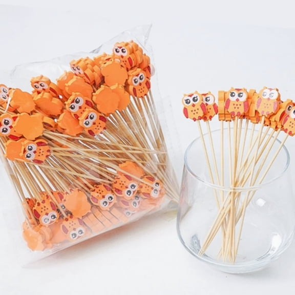 Ycandiee 100 Pcs Cocktail Picks, Mini Food Picks, Appetizer Picks For Cocktail Party Drinks Fruit Sandwiches, Decor Charcuterie Boards Accessories