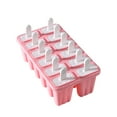 thumbnail image 1 of Ycandiee 12 PCs Popsicles Molds Set, Silicone Popsicle Molds, Reusable Easy Release Ice Pop Molds with Sticks, BPA Free Homemade Ice Popsicle Molds, 1 of 1