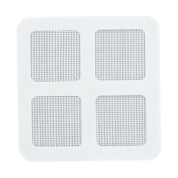 Ycandiee 15PCS Disposable Shower Drain Cover Hair Catcher, Shower Drain Mesh Stickers, Bathroom, Laundry, Bathtub, Kitchen, Sink, for Human and pet Hair (3.9x3.9inch)