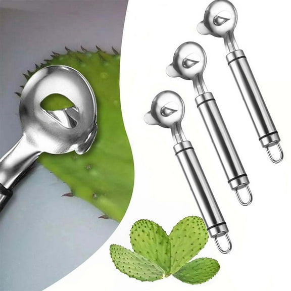 Ycandiee 3Pcs Cactus Peeler, Cactus Peeler Tool, Sliced Chinese Noodle Cutter for Cooking Kitchen Gadgets