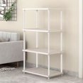 thumbnail image 1 of Ycandiee 4 Tier Storage Shelves, Storage Racks and Organization Racks, Bathroom Wall Organizer, Kids Room Toys Book Shelf, Kitchen Closet Garage Outdoor Stackable Plastic Shelving, 1 of 6