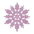 thumbnail image 1 of Ycandiee 48pcs Glitter Snowflake Ornament, Plastic Glitter Snow Flakes Ornaments, Snowflake Ornament for Christmas Tree Decoration, 2.9 Inch, 1 of 1