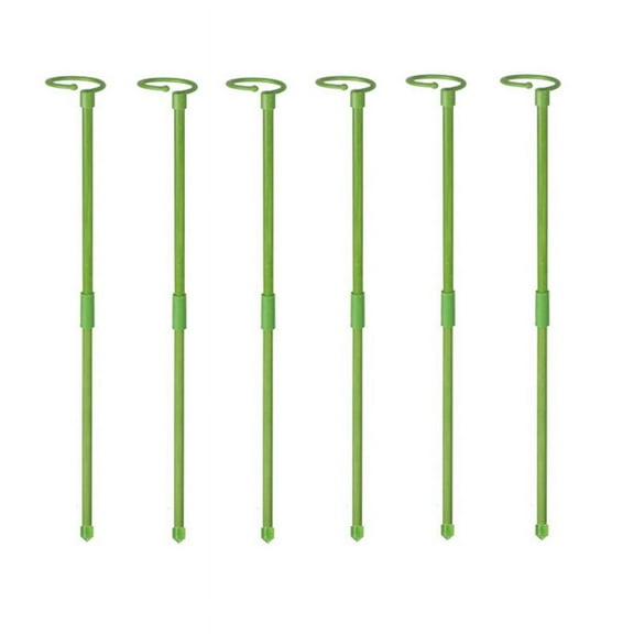 Ycandiee 6 Pack Plant Support Stakes, Plant Stake for Indoor Plants, Flower Sticks Orchid Stakes Plant Sticks Support for Peony Tomato Rose