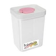thumbnail image 1 of Ycandiee Airtight Food Storage Container, BPA Free Clear Plastic Cereal Canisters with Easy Lock Lids-Kitchen & Pantry Organization Containers for Sugar, Flour, Cereal, Labels & Marker, 1 of 2