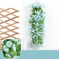 thumbnail image 1 of Ycandiee Artificial Fake Hanging Flowers Plants for Outdoor Spring Decoration, Artificial Hanging Flowers, Faux Silk UV Resistant Look Real Trailing Vines for Outside Home Planter Porch Patio, 1 of 6